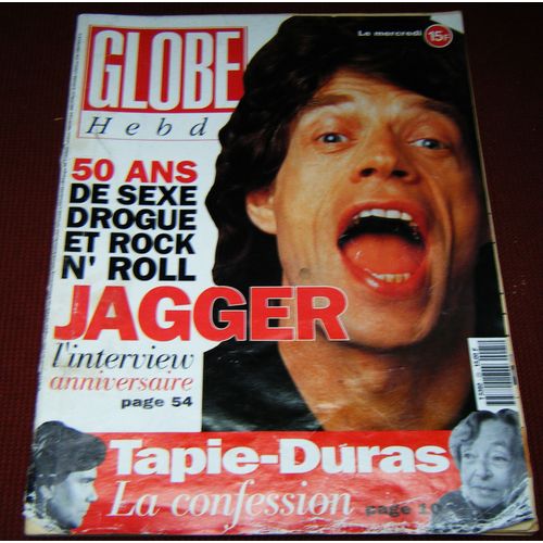 Globe Hebdo N° 25 Mike Jagger