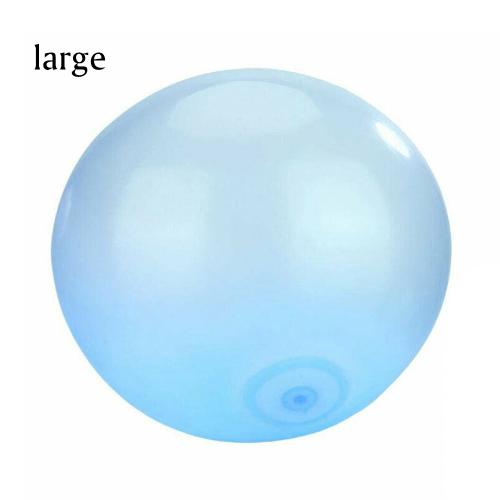 [Ander Online] Ballon De Raquette Gonflable Transparent Tpr [Bleu-Grand]