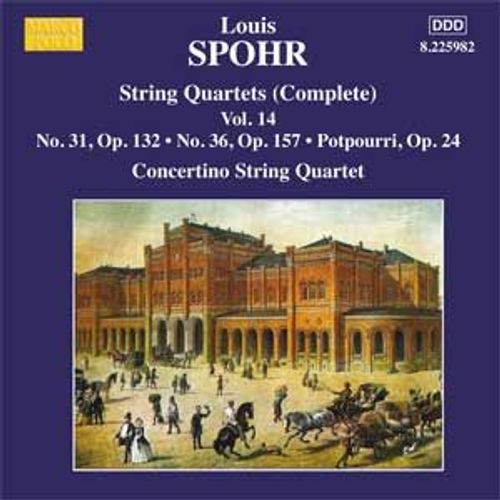 Louis Spohr Quatuors À Cordes (Intégrale - Volume 14)