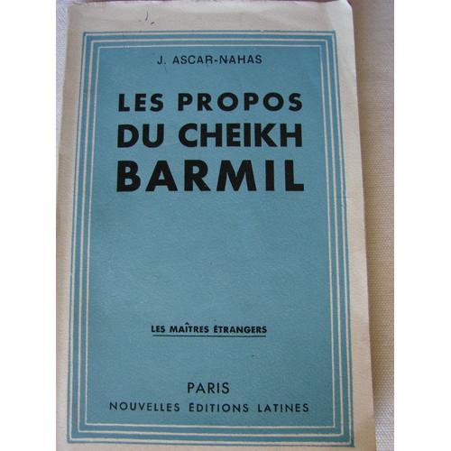 Les Propos Du Cheikh Barmil