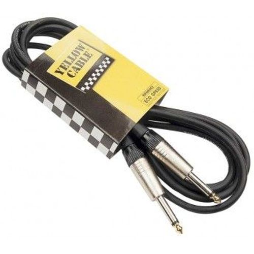 Câble jack guitare 6 m - Yellow câble GP66D