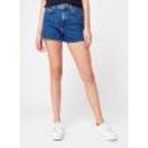 Raw Hem Slit Denim Shorts N Par