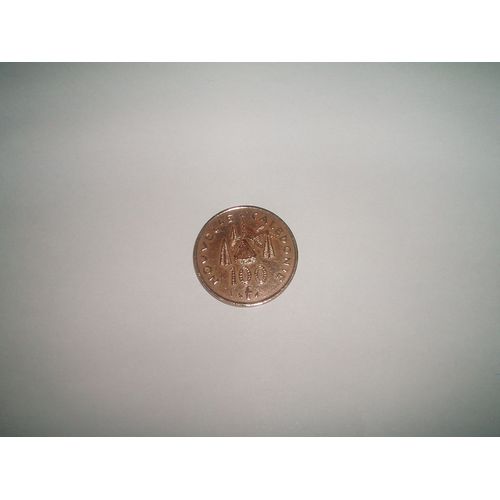 Piece De 100 Francs Nouvelle - Caledonie Annee 1987