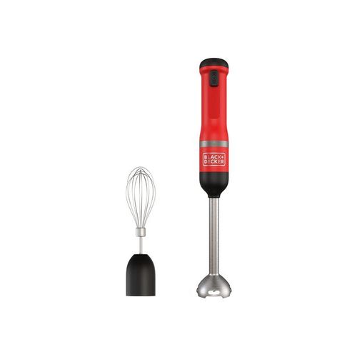 BLACK+DECKER BCKM1012KR-QW - Mixeur à main sans fil - rouge