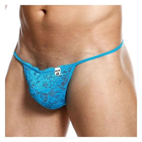 String String Dentelle Lace Mob Turquoise Mob Eroticwear