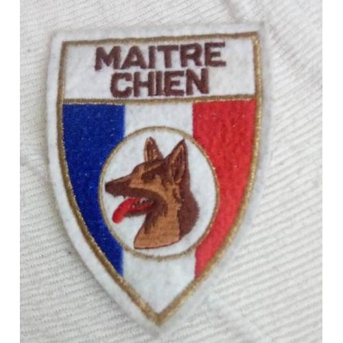 Écusson Maître Chien A Coudre