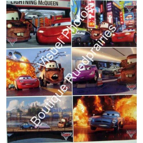 Cars 2 / Walt Disney - Pixar - Jeu De Photos D'exploitation Cinématographique - Format 20x30 Cm - Brad Lewis, John Lasseter  - Année 2011