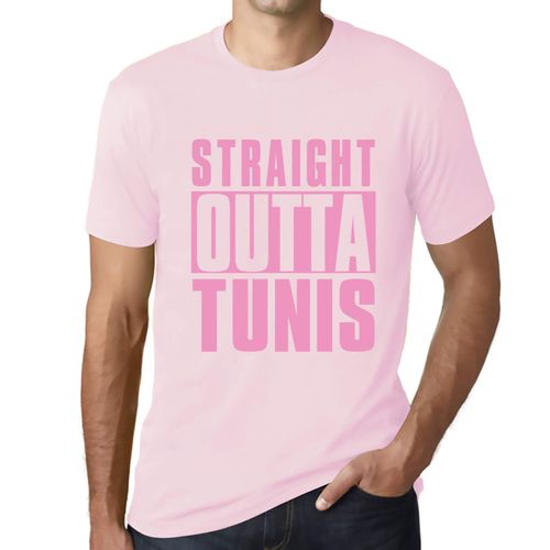 Homme Tee-Shirt Tout Droit Sorti De Tunis - Straight Outta Tunis - T-Shirt Graphique Éco-Responsable Vintage Cadeau Nouveauté