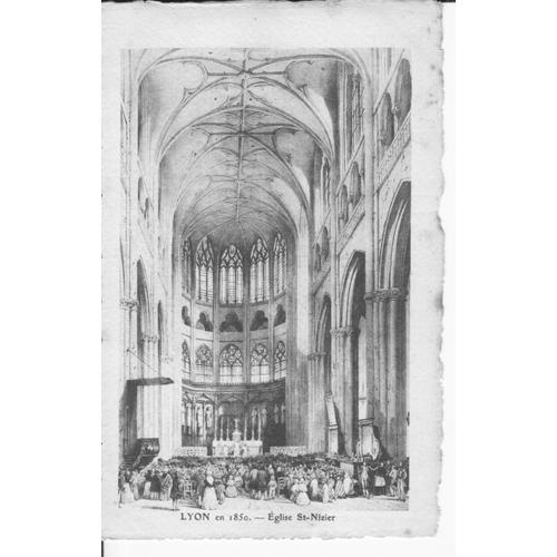 Lyon En 1850 - Eglise Saint-Nizier - Tbe - Ref 061175