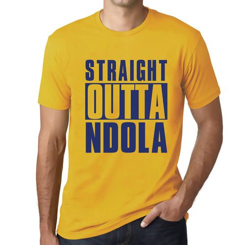 Homme Tee-Shirt Tout Droit Sorti De Ndola - Straight Outta Ndola - T-Shirt Graphique Éco-Responsable Vintage Cadeau Nouveauté