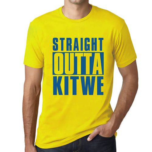 Homme Tee-Shirt Tout Droit Sorti De Kitwe - Straight Outta Kitwe - T-Shirt Graphique Éco-Responsable Vintage Cadeau Nouveauté