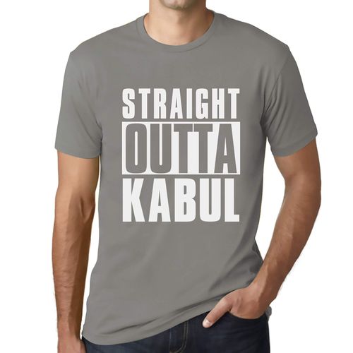 Homme Tee-Shirt Tout Droit Sorti De Kaboul - Straight Outta Kabul - T-Shirt Graphique Éco-Responsable Vintage Cadeau Nouveauté