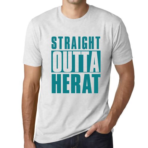 Homme Tee-Shirt Tout Droit Sorti D'herat - Straight Outta Herat - T-Shirt Graphique Éco-Responsable Vintage Cadeau Nouveauté