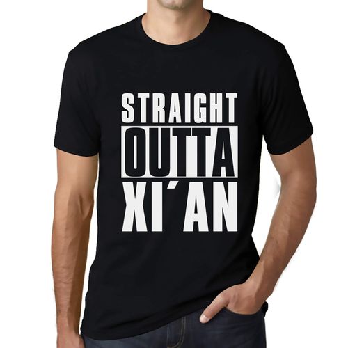 Homme Tee-Shirt Tout Droit Sorti De Xi'an - Straight Outta Xi'an - T-Shirt Graphique Éco-Responsable Vintage Cadeau Nouveauté
