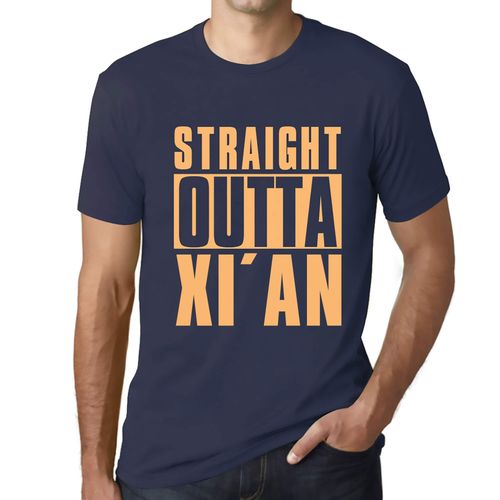 Homme Tee-Shirt Tout Droit Sorti De Xi'an - Straight Outta Xi'an - T-Shirt Graphique Éco-Responsable Vintage Cadeau Nouveauté