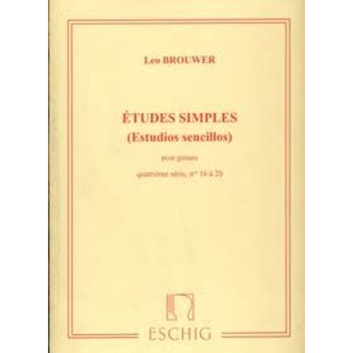Etudes Simples 4eme Serie 16 A 20 Guitare