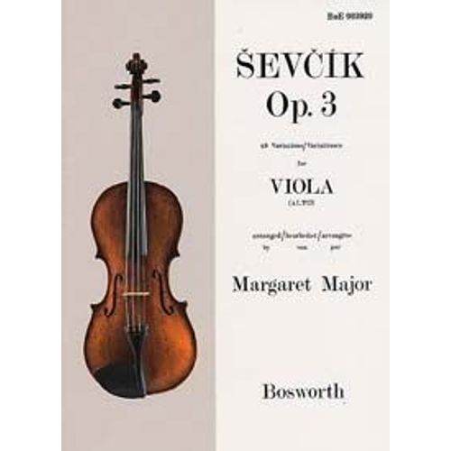 Sevcik For Viola, Opus 3: 40 Variations