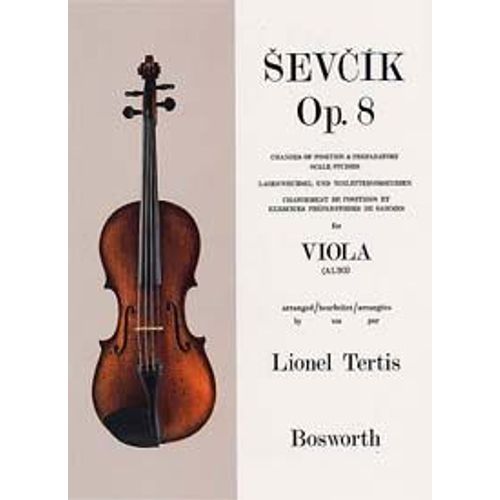 Sevcik For Viola - Opus 8: Changes Of Position & Preparatory Scale Studies