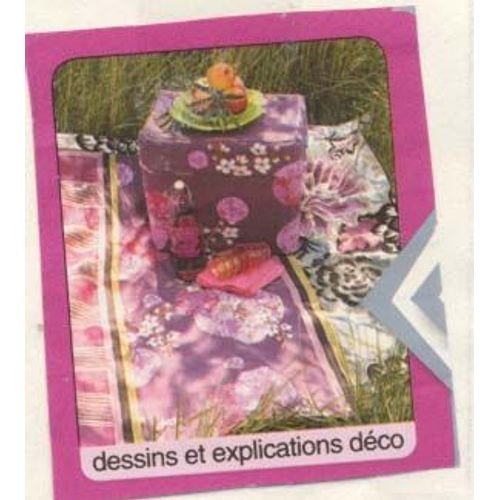 Patron Couture Décoration Modes Et Travaux  349886 Housse De Glacière Et Nappe De Pique-Nique En Toile Imprimée