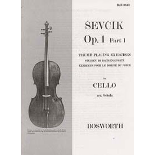 Sevcik For Cello - Op. 1, Part 1
