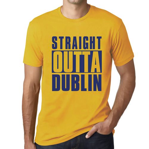 Homme Tee-Shirt Tout Droit Sorti De Dublin - Straight Outta Dublin - T-Shirt Graphique Éco-Responsable Vintage Cadeau Nouveauté
