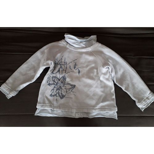 Pull Coton Bleu Fille