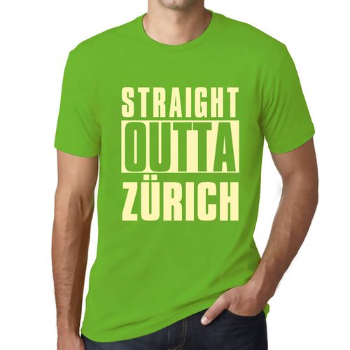 Homme Tee-Shirt Tout Droit Sorti De Zürich - Straight Outta Zürich - T-Shirt Graphique Éco-Responsable Vintage Cadeau Nouveauté