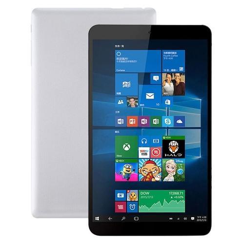 Tablette PC HSD8001 de 8 pouces, 4 Go + 128 Go, Windows 10, Intel Atom Z8300 Quad Core, prise en charge Bluetooth et WiFi (argent)
