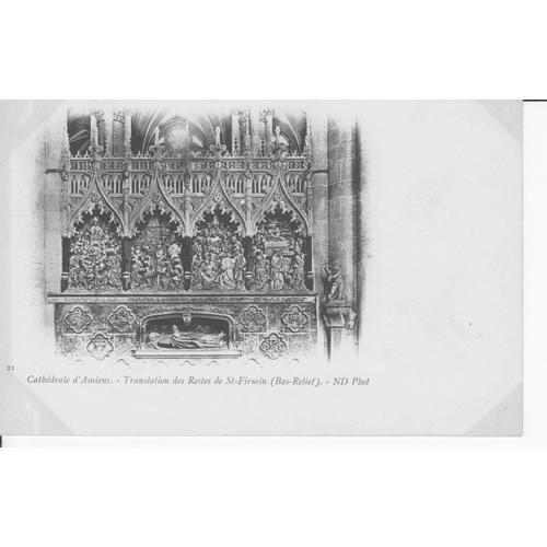 Amiens - La Cathédrale - Translation Des Restes De St-Firmin - Carte Précurseur - Tbe - Ref 061233