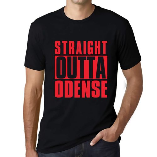 Homme Tee-Shirt Tout Droit Sorti De L'odense - Straight Outta Odense - T-Shirt Graphique Éco-Responsable Vintage Cadeau Nouveauté