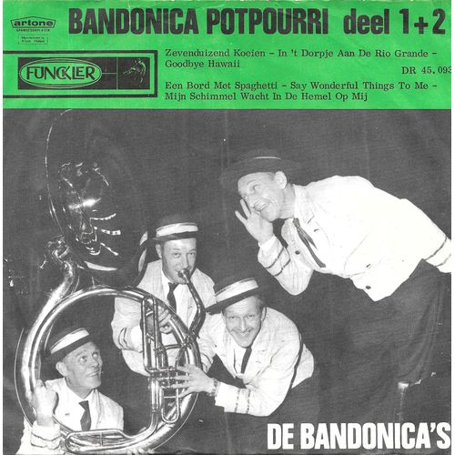 De Bandonica's : Bandonica-Potpourri - Deel 1 + 2 [Vinyle 45 Tours 7" Ep] 1963