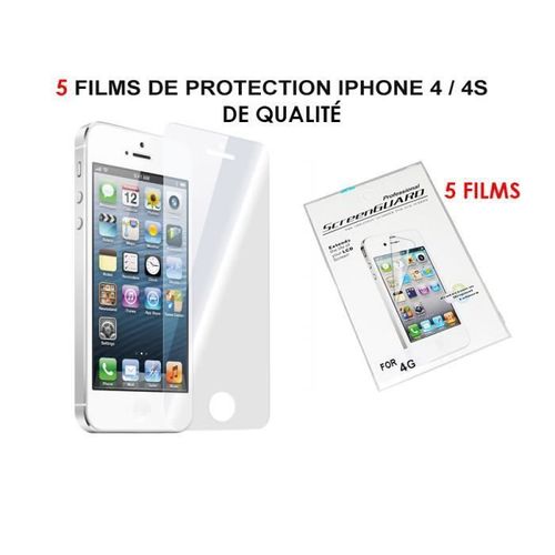 5 Films Protection Iphone 4 / 4s