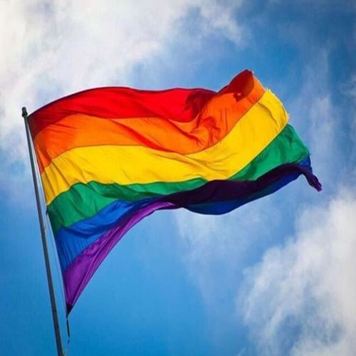 drapeau arc-en-ciel LGBT 150 * 90cm Bannières Drapeaux De Défilé Fade Resistance LGBT Fierté Drapeau Décorations pour La Maison