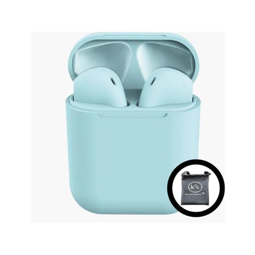 KLACK InPods 12 True Wireless Écouteurs Bluetooth (Intra-auriculaire - Microphone - Bleu)