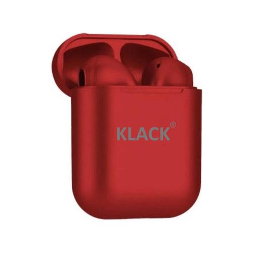 KLACK INPOD True Wireless Écouteurs Bluetooth (Intra-auriculaire - Microphone - Rouge)