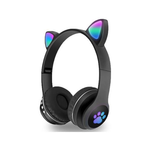 KLACK AURVZV23MNEGRO Casque Bluetooth (Sur l'oreille - MicroAuriculaires - Suppression du bruit - Noir)