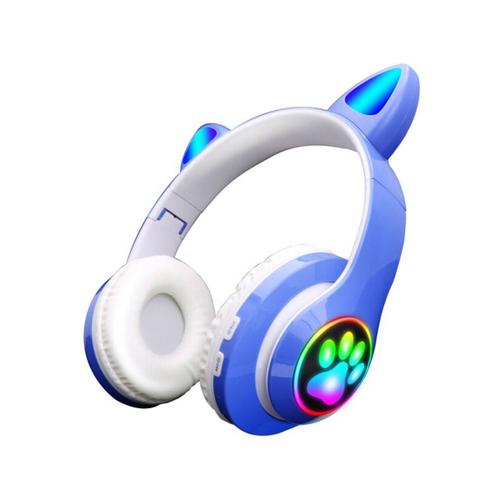 KLACK AURVZV23MAZUL Casque Bluetooth (Sur l'oreille - MicroAuriculaires - Suppression du bruit - Bleu)