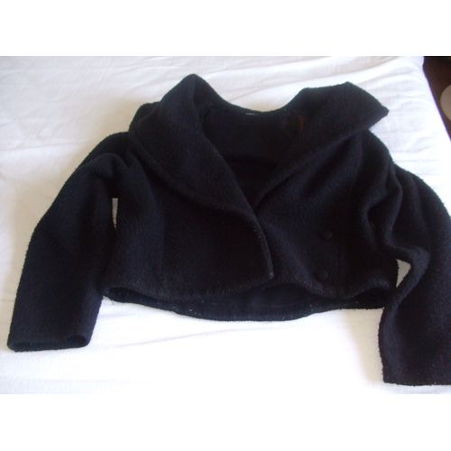 Veste Noir En Laine