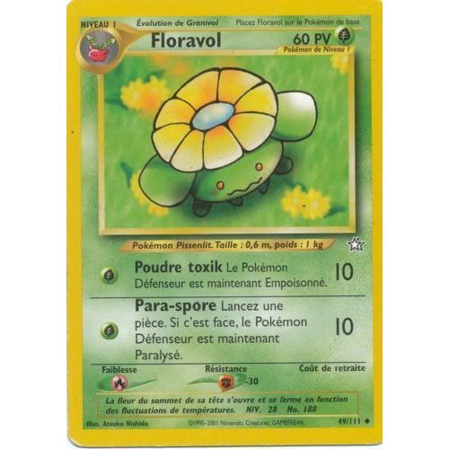 Pokemon Neo Genesis Unco 1ed N° 49/111 Floravol