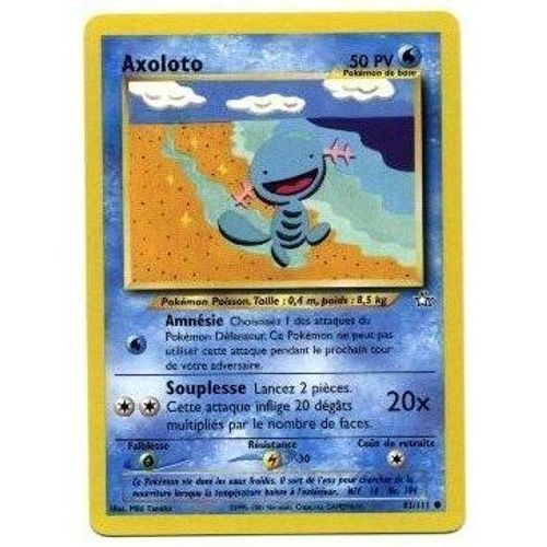 Pokemon Neo Genesis N° 82/111 Axoloto Vf