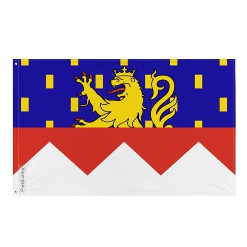 Drapeau Jura 192x288cm en polyester