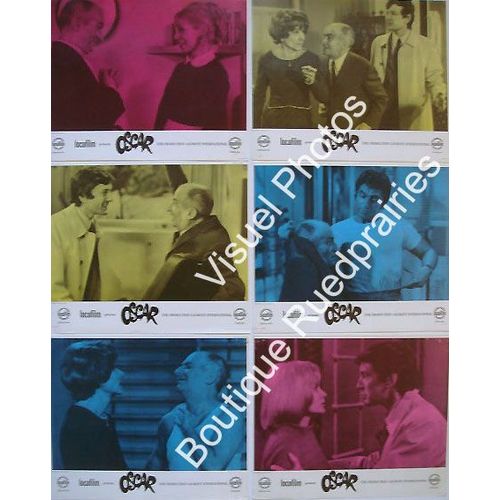 Oscar - Jeu De Photos D'exploitation Cinématographique - Format 23,5x28cm - De Edouard Molinaro Avec Louis De Funès, Claude Rich, Claude Gensac, Agathe Natanson, Paul Preboist, Mario David, 1967
