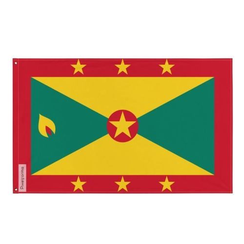 Drapeau de la Grenade 64x96cm en polyester
