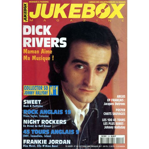 Jukebox Magazine 133  :  Dick Rivers  -  Frankie Jordan -  Sweet  -  Argus Des Disques Vinyle