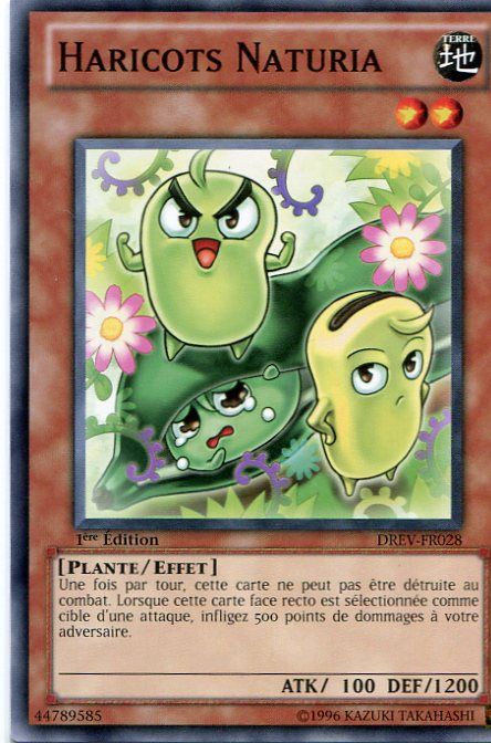 Yu-Gi-Oh! Haricots Naturia  - Drev-Fr028