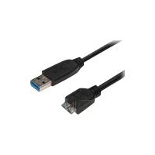 M-CAB - Câble USB - USB type A (M) pour Micro-USB Type B (M) - USB 3.0 - 5 m - noir