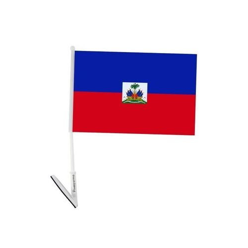 Drapeau adhésif d'Haïti 5 pièces 14x21cm