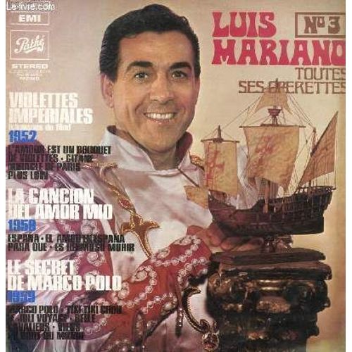 Disque Vinyle 33t L'amour Est Un Bouquet De Violettes, Gitane, Miracle De Paris, Plus Loin, Espana, El Amor En Espana, Para Que, Es Hermoso Morir, Marco Polo, Tiki Tiki Chou, Le Joli ...