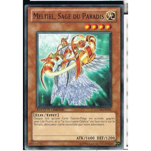 Meltiel Sage Du Paradis - Yu-Gi-Oh! - Gld4-Fr016 - C