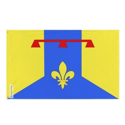 Drapeau Bouches-du-Rhône 64x96cm en polyester